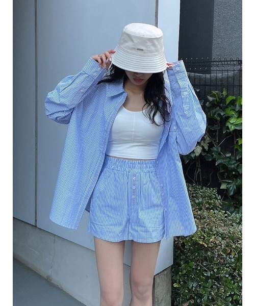 ENVYM（アンビー）の「カラーストライプＳＰＴ（その他パンツ・レディース・ブラック/ブルー/グリーン・FREE）」の6枚目の写真