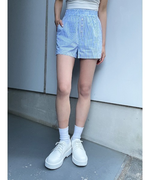 ENVYM（アンビー）の「カラーストライプＳＰＴ（その他パンツ・レディース・ブラック/ブルー/グリーン・FREE）」の8枚目の写真