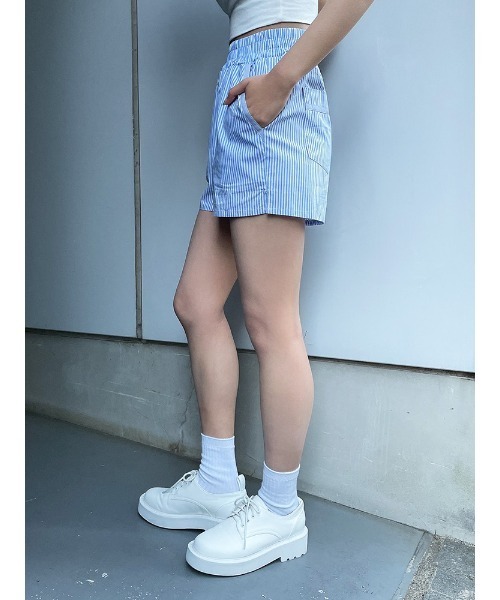 ENVYM（アンビー）の「カラーストライプＳＰＴ（その他パンツ・レディース・ブラック/ブルー/グリーン・FREE）」の9枚目の写真