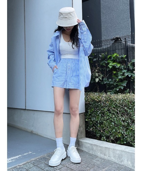 ENVYM（アンビー）の「カラーストライプＳＰＴ（その他パンツ・レディース・ブラック/ブルー/グリーン・FREE）」の7枚目の写真