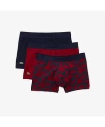 LACOSTE（ラコステ）の「バレンタインストレッチコットンショーツ3Pパック（ボクサーパンツ・メンズ）」