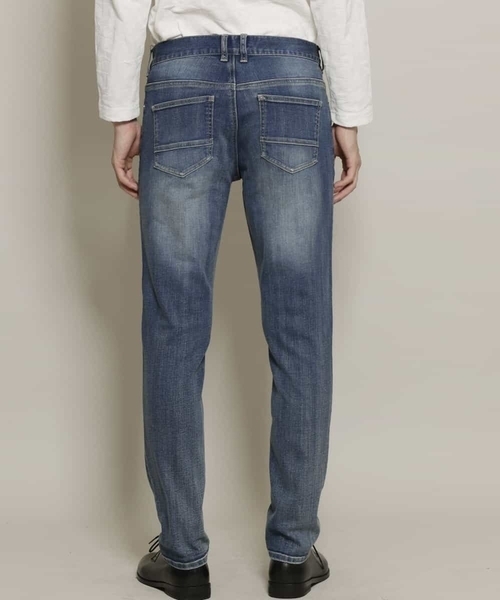 MK MICHEL KLEIN HOMME (エムケーミッシェルクランオム)の「スキニーデニムパンツ(デニムパンツ・メンズ・ネイビー/ブルー・46/48/50/44)」の5枚目の写真