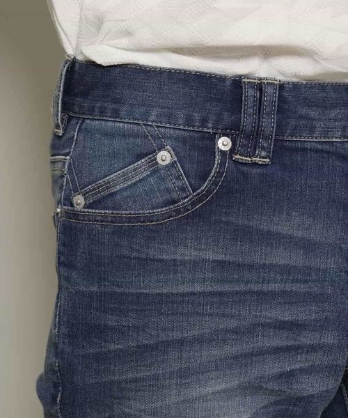 MK MICHEL KLEIN HOMME (エムケーミッシェルクランオム)の「スキニーデニムパンツ(デニムパンツ・メンズ・ネイビー/ブルー・46/48/50/44)」の8枚目の写真