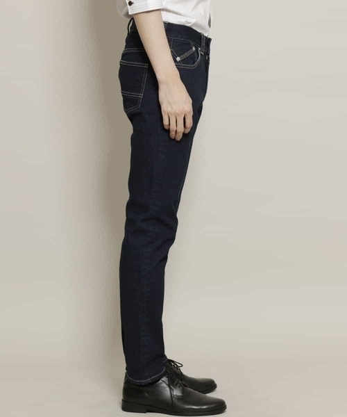 MK MICHEL KLEIN HOMME (エムケーミッシェルクランオム)の「スキニーデニムパンツ(デニムパンツ・メンズ・ネイビー/ブルー・46/48/50/44)」の14枚目の写真