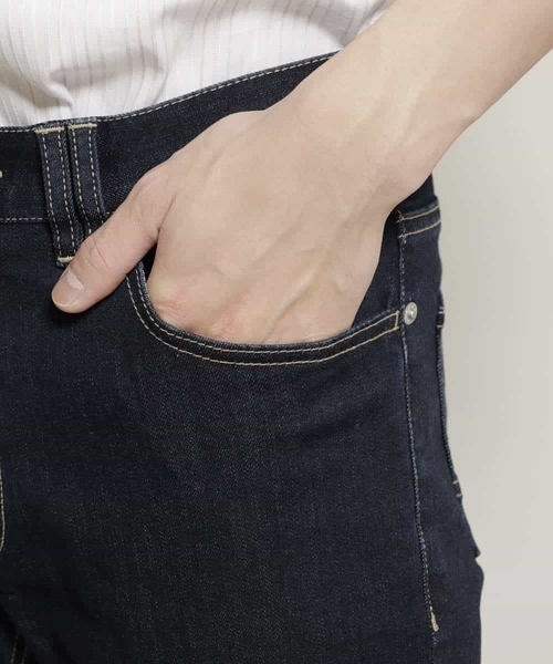 MK MICHEL KLEIN HOMME (エムケーミッシェルクランオム)の「スキニーデニムパンツ(デニムパンツ・メンズ・ネイビー/ブルー・46/48/50/44)」の18枚目の写真