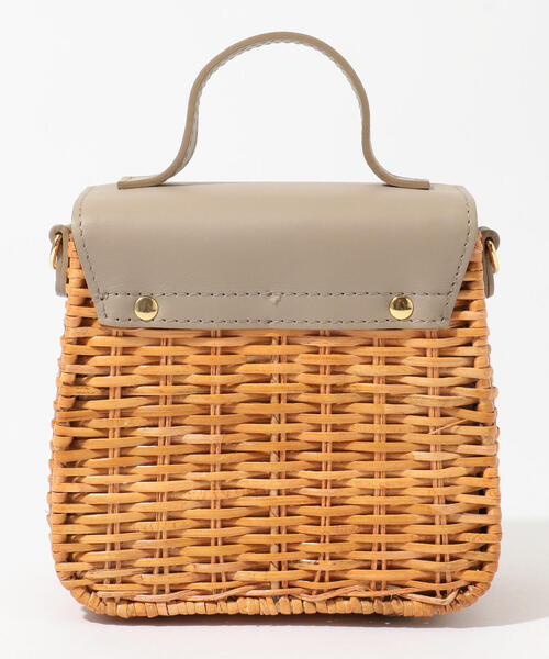 TOMORROWLAND （トゥモローランド）の「VIOLAd'ORO ラタン レザーフラップショルダーバッグ（ショルダーバッグ・レディース・ベージュ系その他・FREE）」の4枚目の写真