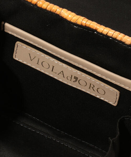 TOMORROWLAND （トゥモローランド）の「VIOLAd'ORO ラタン レザーフラップショルダーバッグ（ショルダーバッグ・レディース・ベージュ系その他・FREE）」の12枚目の写真