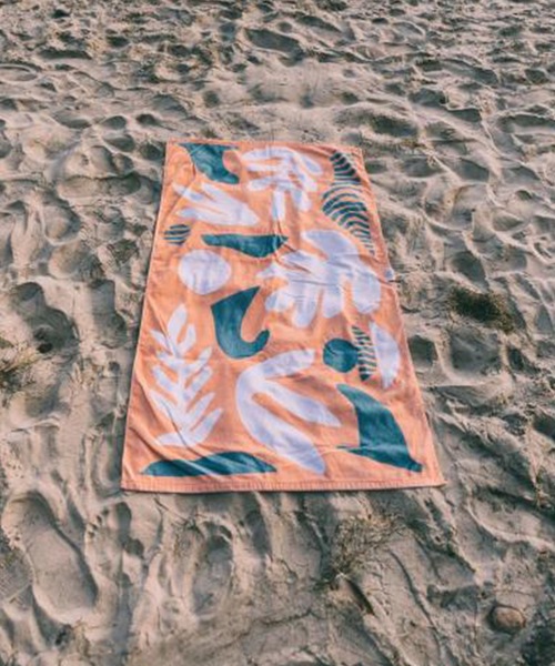 LEUS（レウス）の「【LEUS/レウス】BEACH TOWEL CHRIS NIXON　ビーチタオル（タオル・メンズ・ブルー・FREE）」の4枚目の写真