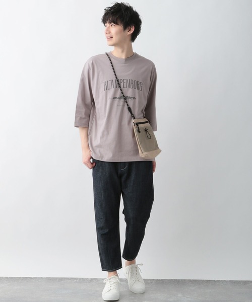 GLOBAL WORK(グローバルワーク)の「WGGW/ミドルスリーブT/265668(Tシャツ/カットソー・メンズ・ホワイト/グレー/オリーブ/ピンク・SMALL/MEDIUM/LARGE)」の17枚目の写真