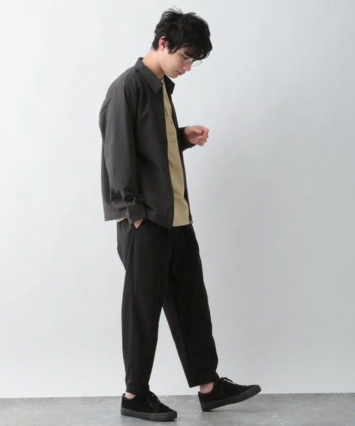 GLOBAL WORK(グローバルワーク)の「WGGW/ミドルスリーブT/265668(Tシャツ/カットソー・メンズ・ホワイト/グレー/オリーブ/ピンク・SMALL/MEDIUM/LARGE)」の9枚目の写真
