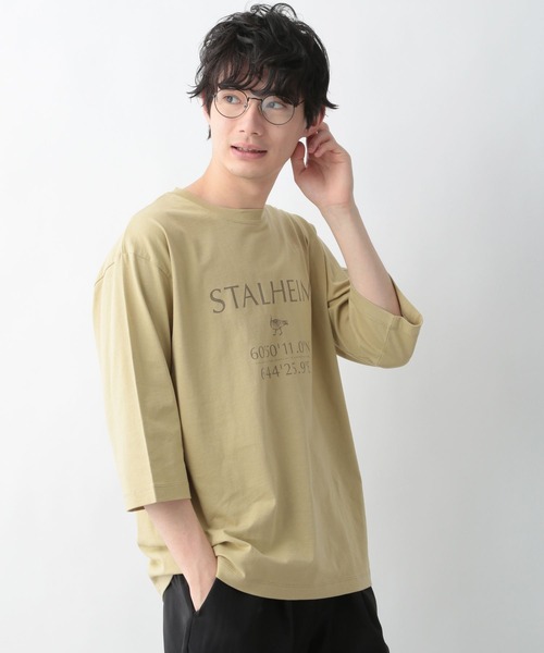 GLOBAL WORK(グローバルワーク)の「WGGW/ミドルスリーブT/265668(Tシャツ/カットソー・メンズ・ホワイト/グレー/オリーブ/ピンク・SMALL/MEDIUM/LARGE)」の12枚目の写真