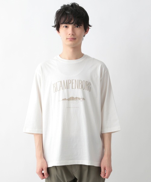 GLOBAL WORK(グローバルワーク)の「WGGW/ミドルスリーブT/265668(Tシャツ/カットソー・メンズ・ホワイト/グレー/オリーブ/ピンク・SMALL/MEDIUM/LARGE)」の5枚目の写真