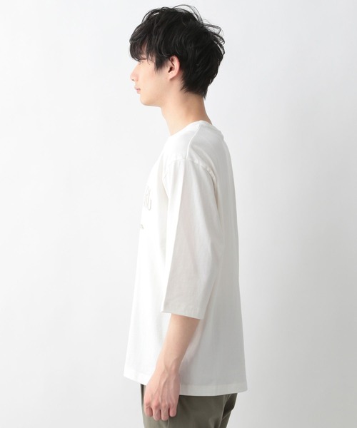 GLOBAL WORK(グローバルワーク)の「WGGW/ミドルスリーブT/265668(Tシャツ/カットソー・メンズ・ホワイト/グレー/オリーブ/ピンク・SMALL/MEDIUM/LARGE)」の7枚目の写真