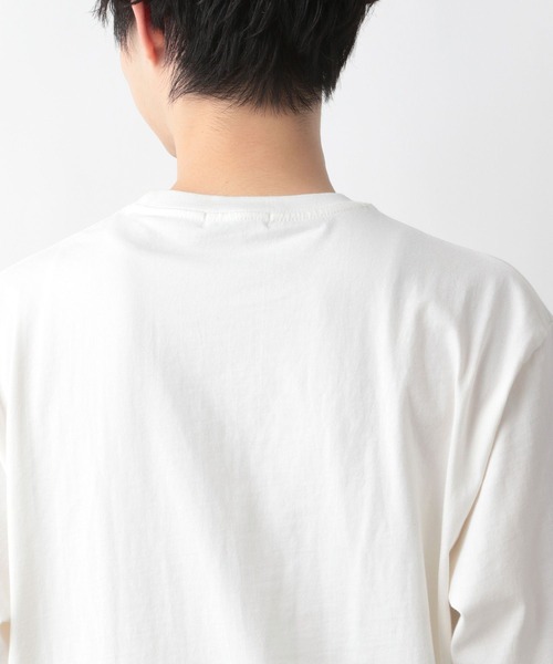 GLOBAL WORK(グローバルワーク)の「WGGW/ミドルスリーブT/265668(Tシャツ/カットソー・メンズ・ホワイト/グレー/オリーブ/ピンク・SMALL/MEDIUM/LARGE)」の13枚目の写真