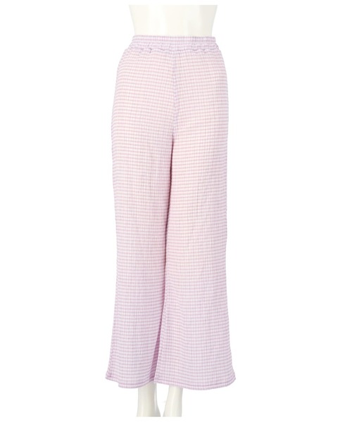 CHILLE（チル）の「ギンガムフレアパンツ（その他パンツ・レディース・パープル/イエロー/グリーン・FREE）」の10枚目の写真