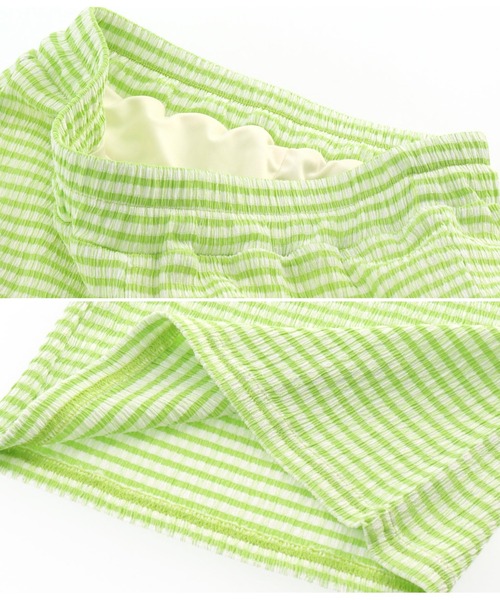 CHILLE（チル）の「ギンガムフレアパンツ（その他パンツ・レディース・パープル/イエロー/グリーン・FREE）」の12枚目の写真