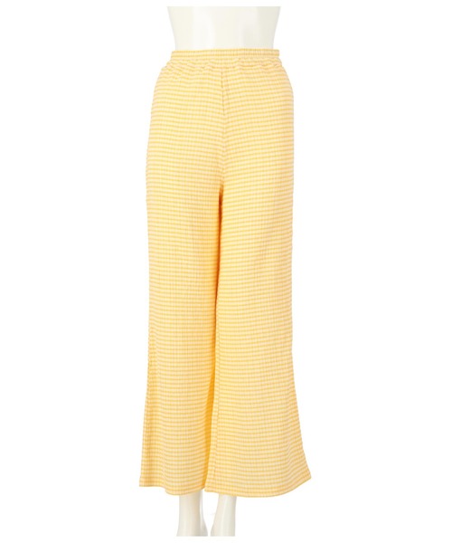 CHILLE（チル）の「ギンガムフレアパンツ（その他パンツ・レディース・パープル/イエロー/グリーン・FREE）」の15枚目の写真