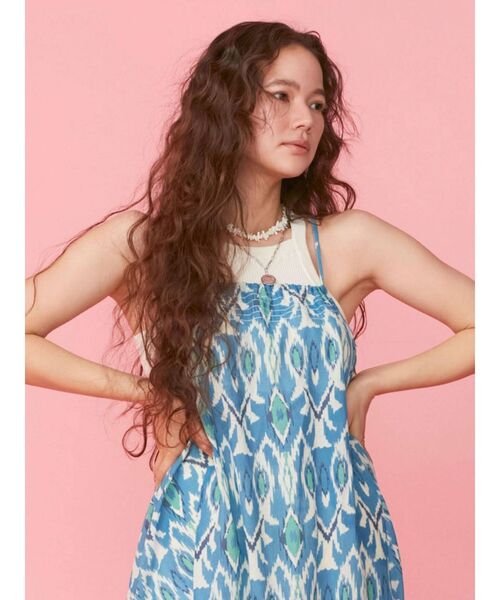 Ungrid(アングリッド)の「アメスリリブニットタンクトップ(タンクトップ・レディース・オフホワイト/ブラック/オレンジ/グリーン/ブルー・FREE)」の20枚目の写真