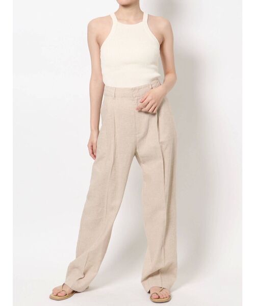 Ungrid(アングリッド)の「アメスリリブニットタンクトップ(タンクトップ・レディース・オフホワイト/ブラック/オレンジ/グリーン/ブルー・FREE)」の15枚目の写真