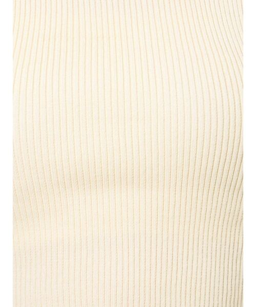 Ungrid(アングリッド)の「アメスリリブニットタンクトップ(タンクトップ・レディース・オフホワイト/ブラック/オレンジ/グリーン/ブルー・FREE)」の9枚目の写真