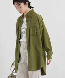 earth music&ecology | ワークシャツチュニック(Tシャツ/カットソー)