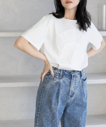 GeeRA | 2022 SS ぷちあやさんコラボ 綿100％エンボス加工Ｔシャツ(Tシャツ/カットソー)