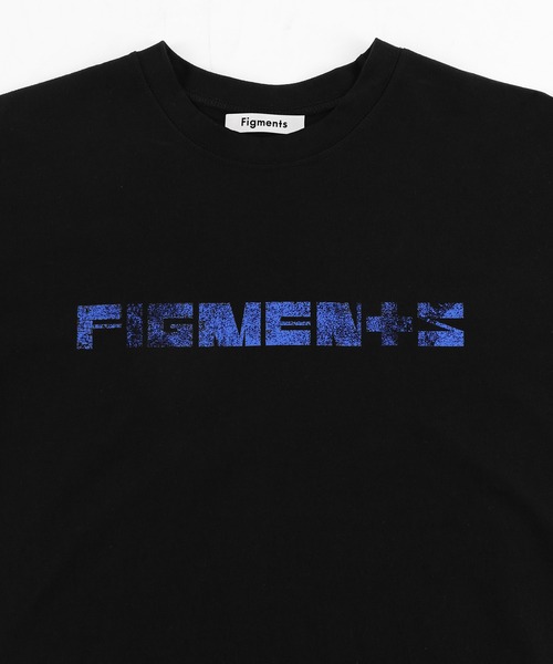 Figments（フィグメンツ）の「フェイクレイヤードロゴロンＴ（Tシャツ/カットソー・レディース・ホワイト/スミクロ/ブルー/グレー・SMALL/MEDIUM）」の6枚目の写真