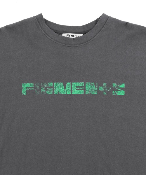 Figments（フィグメンツ）の「フェイクレイヤードロゴロンＴ（Tシャツ/カットソー・レディース・ホワイト/スミクロ/ブルー/グレー・SMALL/MEDIUM）」の15枚目の写真