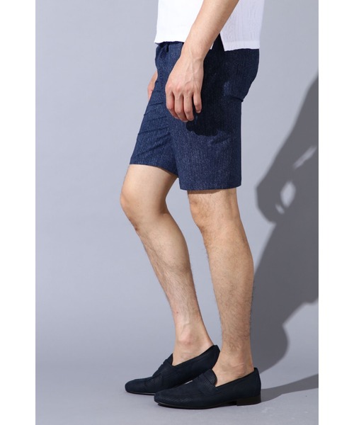 HIGH STREET（ハイストリート）の「HIGH STREET∴2WAYプリントサッカーショートパンツ（その他パンツ・メンズ・ネイビー/ブルー・S/L/M）」の5枚目の写真