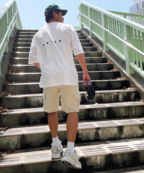 CANAL JEAN(キャナルジーン)の「1975 TOKYO(1975 トーキョー) "Heavy Water"ルーズTシャツ(Tシャツ/カットソー・レディース・ホワイト/ネイビー・LARGE/X-LARGE)」の8枚目の写真