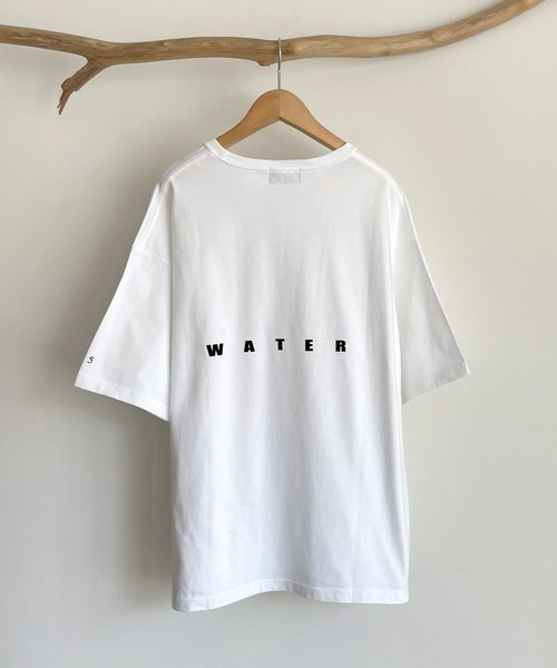 CANAL JEAN(キャナルジーン)の「1975 TOKYO(1975 トーキョー) "Heavy Water"ルーズTシャツ(Tシャツ/カットソー・レディース・ホワイト/ネイビー・LARGE/X-LARGE)」の18枚目の写真