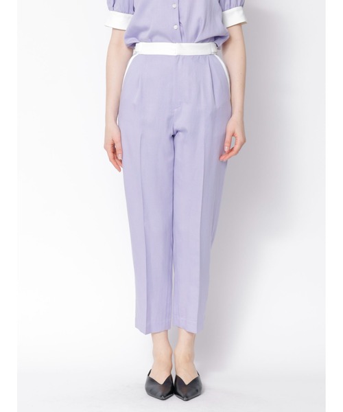 その他パンツ Tonal トーナル のその他パンツ バイカラーパイピングテーパードパンツ を購入できます Tonal パンツ バイカラーパイピングテーパードパンツ その他パンツ Tonal トーナル のファッション 販売促進物