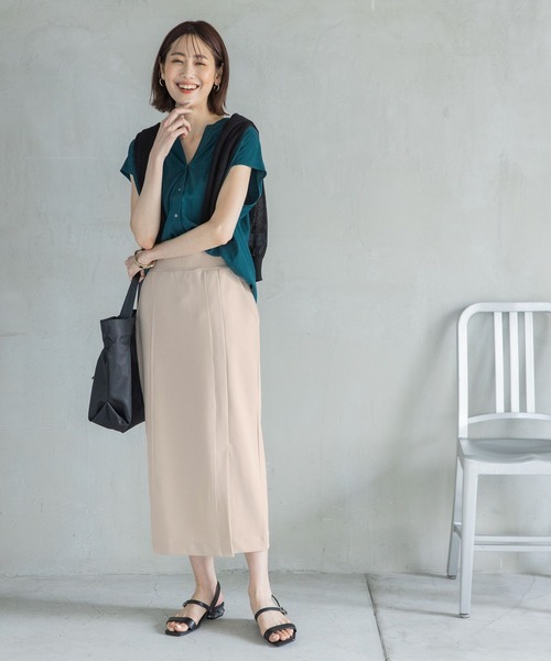 GLOBAL WORK(グローバルワーク)の「ドライメッシュカーデ/275508(カーディガン/ボレロ・レディース・グリーン/オフホワイト/ライトイエロー/ブラック・FREE)」の6枚目の写真