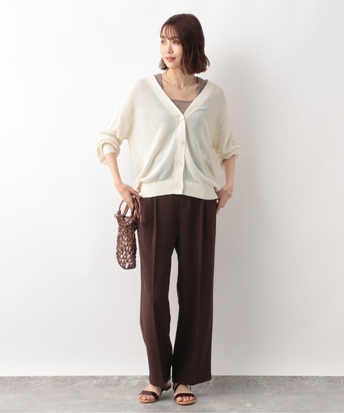 GLOBAL WORK(グローバルワーク)の「ドライメッシュカーデ/275508(カーディガン/ボレロ・レディース・グリーン/オフホワイト/ライトイエロー/ブラック・FREE)」の18枚目の写真