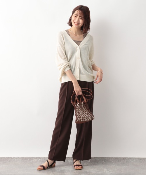 GLOBAL WORK(グローバルワーク)の「ドライメッシュカーデ/275508(カーディガン/ボレロ・レディース・グリーン/オフホワイト/ライトイエロー/ブラック・FREE)」の19枚目の写真