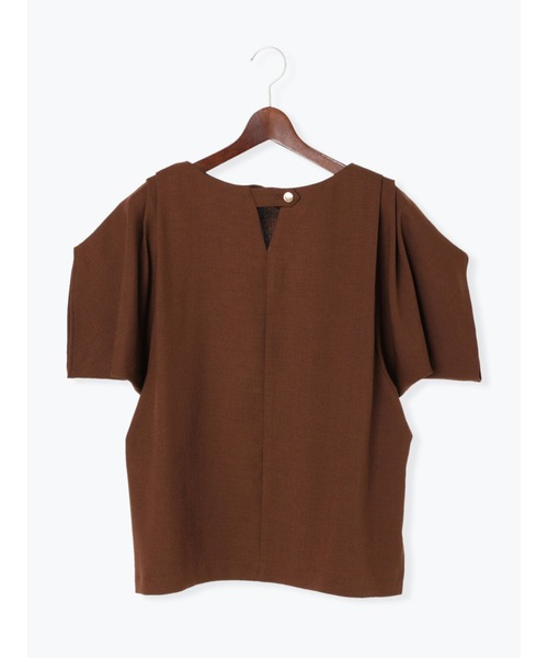 Te chichi（テチチ）の「麻調ショルダータックブラウス(セットアップ可)（シャツ/ブラウス・レディース・グリーン/ベージュ/ブラウン・ﾌﾘ-）」の18枚目の写真