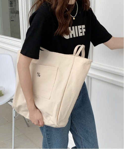 gossip！ロサンゼルス（ゴシップロサンゼルス）の「キャンバストートバッグ（トートバッグ・レディース・ブラック/オフホワイト・FREE）」の21枚目の写真