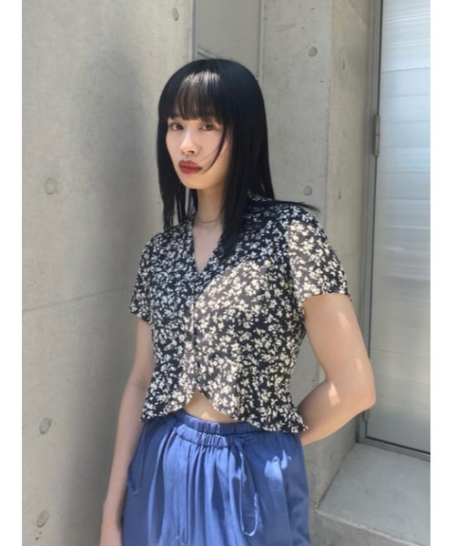 MOUSSY（マウジー）の「TINY FLORAL ブラウス（シャツ/ブラウス