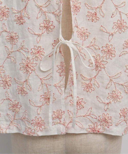 chambre de charme（シャンブルドゥシャーム）の「●cdc デージー刺繍 ベスト（ベスト・レディース・レッド/ホワイト・FREE）」の21枚目の写真