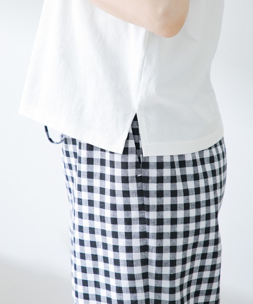 URBAN RESEARCH Sonny Label(アーバンリサーチサニーレーベル)の「メッセージプリントフレンチTシャツ(Tシャツ/カットソー・レディース・ホワイト系その他/ブラック/オフホワイト・FREE)」の6枚目の写真