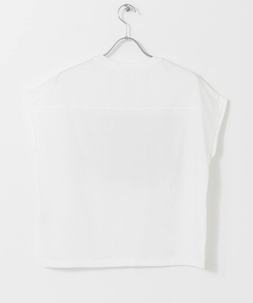URBAN RESEARCH Sonny Label(アーバンリサーチサニーレーベル)の「メッセージプリントフレンチTシャツ(Tシャツ/カットソー・レディース・ホワイト系その他/ブラック/オフホワイト・FREE)」の17枚目の写真