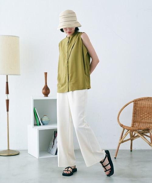 VACANCY（ヴァカンシー）の「気まぐれラインペーパーハット（ハット・レディース・ブラック/ナチュラル・FREE）」の17枚目の写真