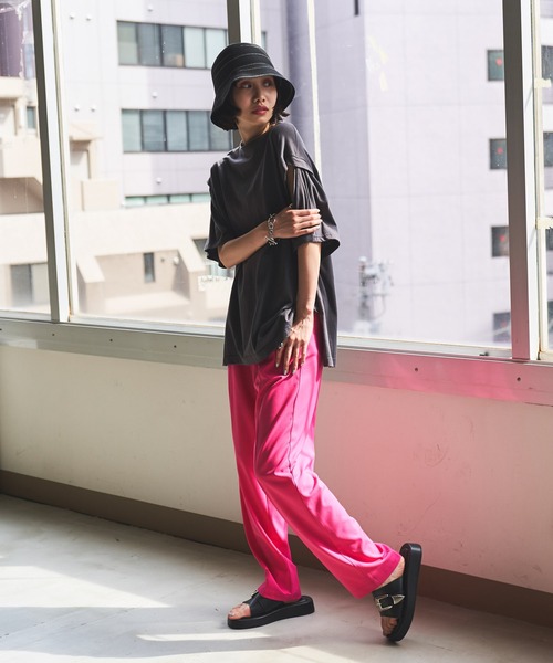 VACANCY（ヴァカンシー）の「気まぐれラインペーパーハット（ハット・レディース・ブラック/ナチュラル・FREE）」の12枚目の写真