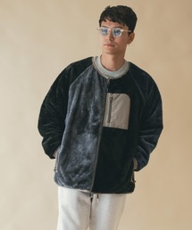 リバーシブルボアxタスロンノーカラーJKT