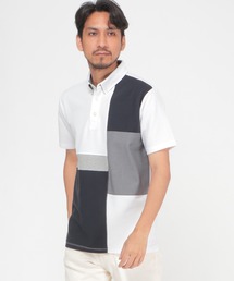 ikka | メランジ切り替えポロシャツ ECO(ポロシャツ)