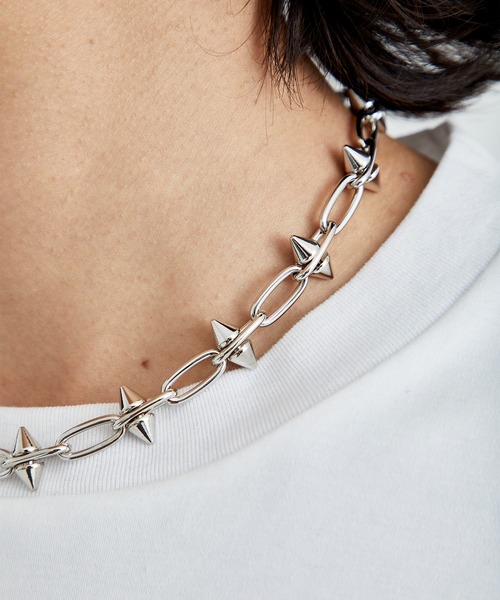 Jieda（ジエダ）の「STUDS CHAIN 2WAY NECKLACE/WALLET CHAIN