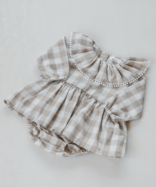 セール かぞくおそろい ベビー ワンピース風フリルロンパース ロンパース Pairmanon ペアマノン のファッション通販 Zozotown