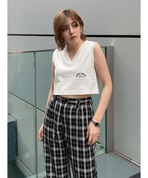 ENVYM | ＶネックショートＴＯＰＳ(Tシャツ/カットソー)