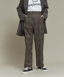 【セットアップ対応】チェックタックパンツ