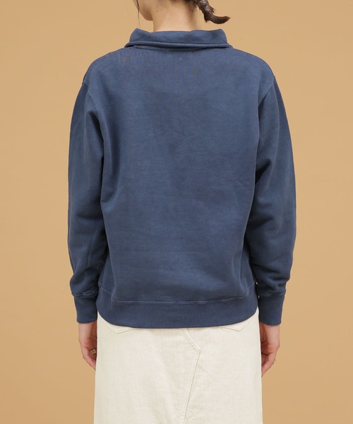 Odub（オーダブ）の「Odub/別注 ハーフZIPスウェット（スウェット・レディース・ブラック/ネイビー/レッド・FREE）」の13枚目の写真